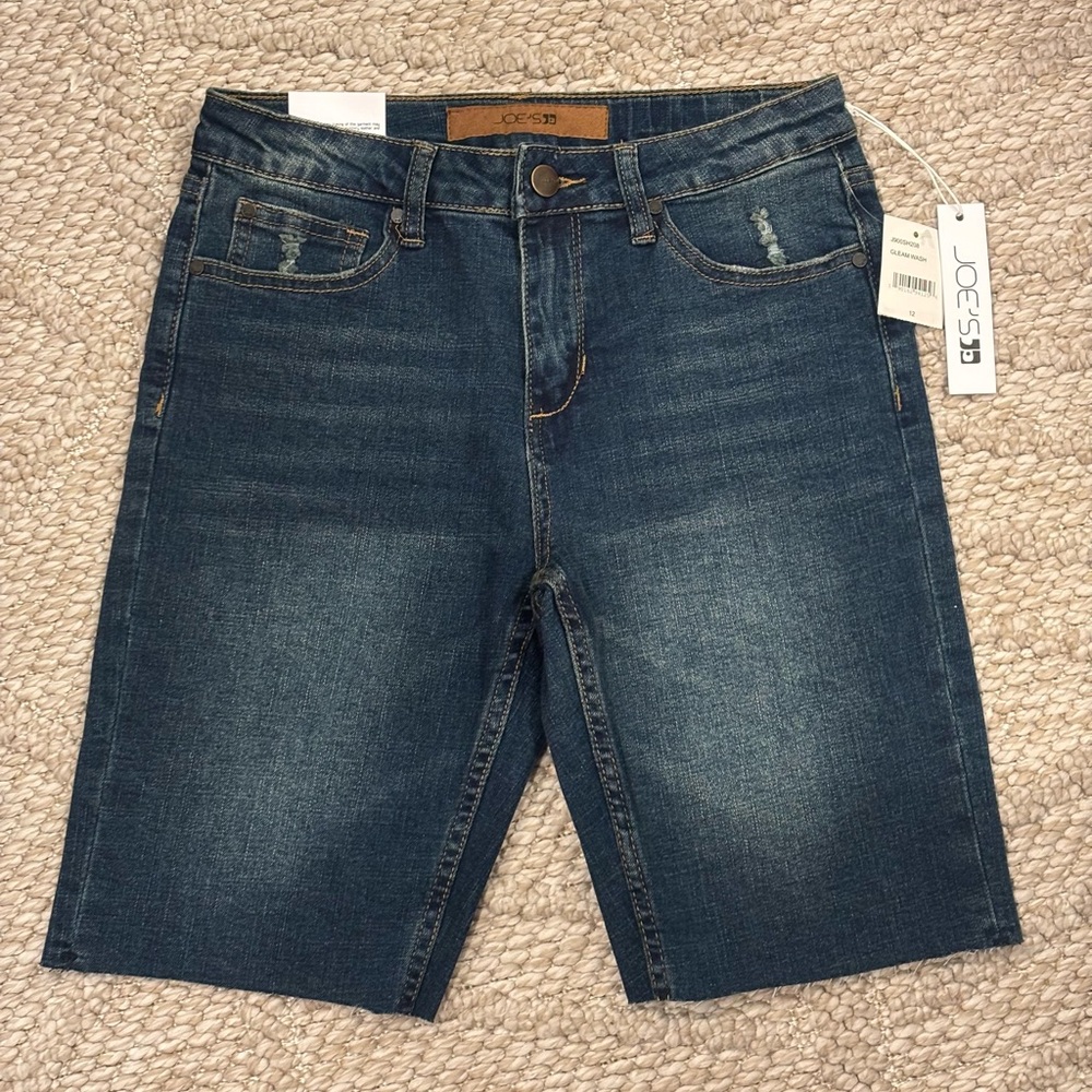 Joe's Jeans Boy's Straight + Narrow The Brixton Denim Shorts Size 12